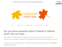 Tablet Screenshot of law-faqs.org